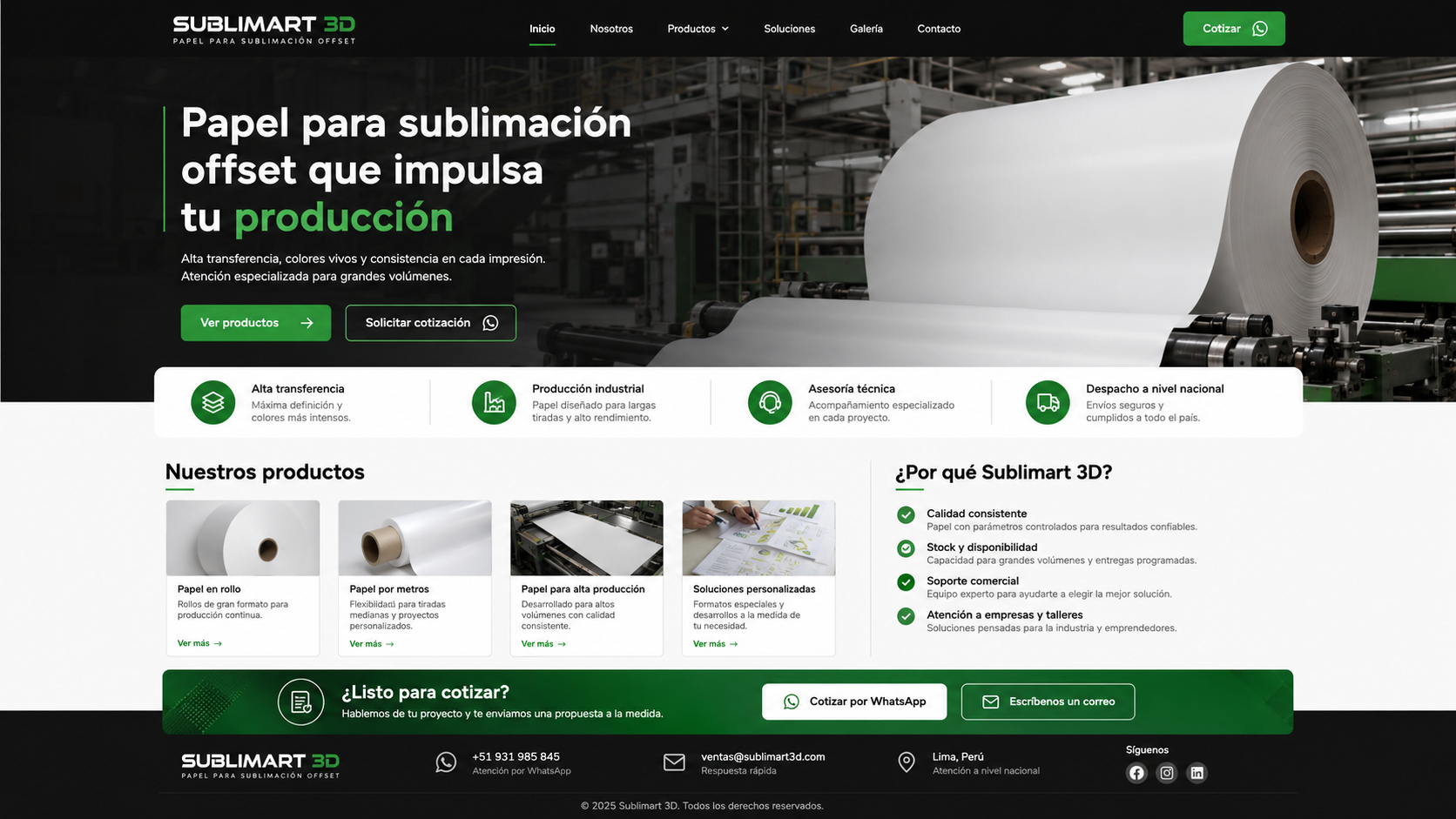 Papel industrial